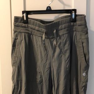 LULULEMON grey unlined dance studio pant